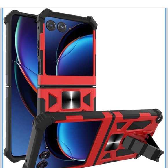 Asuwish Phone Case Motorola Razr 50 Ultra Cover Cell Accessories Kickstand - Picture 1 of 9